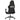 Scaun gaming de masaj/suport picioare, negru/verde, piele eco