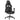 Scaun de gaming masaj/suport picioare negru/Camuflaj piele eco
