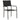 Set mobilier de exterior, 7 piese, negru, poliratan