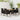 Set mobilier de exterior, 5 piese, negru, poliratan
