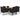 Set mobilier de exterior, 7 piese, negru, poliratan