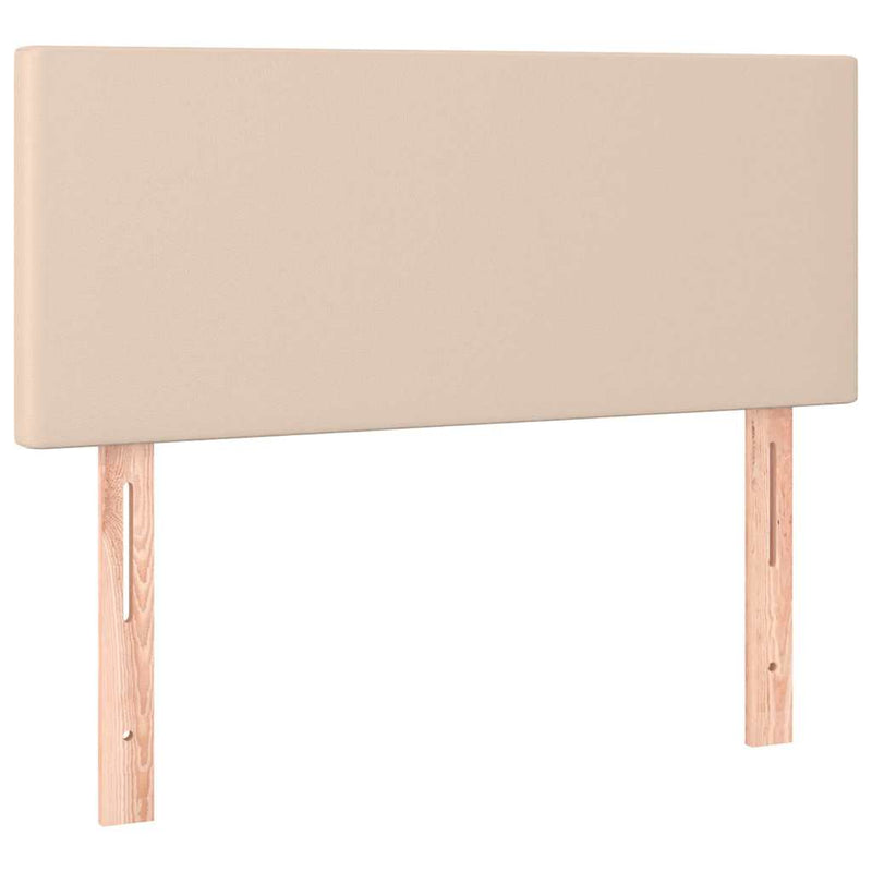 Tăblie de pat, cappuccino, 80x5x78/88 cm, piele ecologică