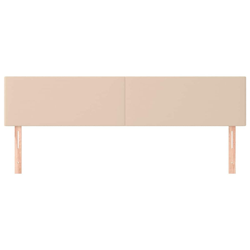 Tăblii de pat, cappuccino, 180x5x78/88 cm, piele ecologică