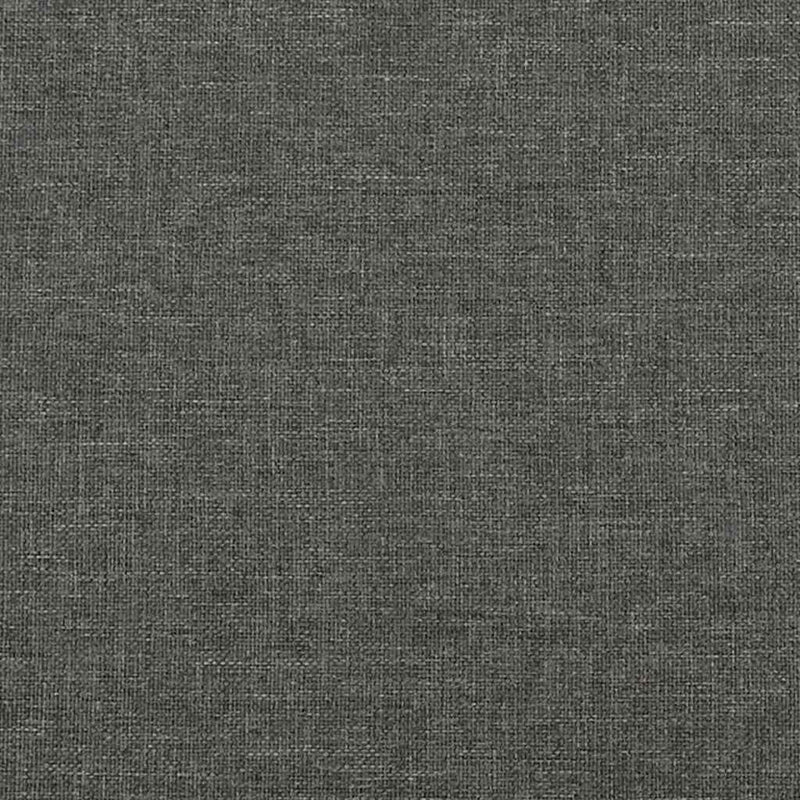 Tăblie de pat, gri închis, 80x5x78/88 cm, textil