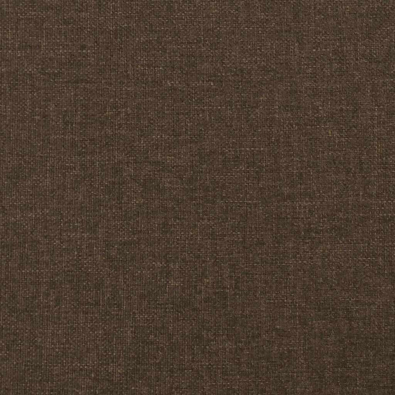 Tăblii de pat, maro închis, 144x5x78/88 cm, textil