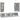 Set dulapuri TV, 5 piese, gri sonoma, lemn prelucrat