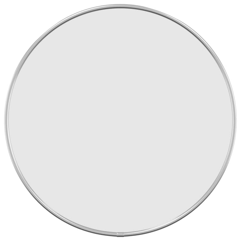 Oglindă de perete rotundă, argintiu, Ø 40 cm