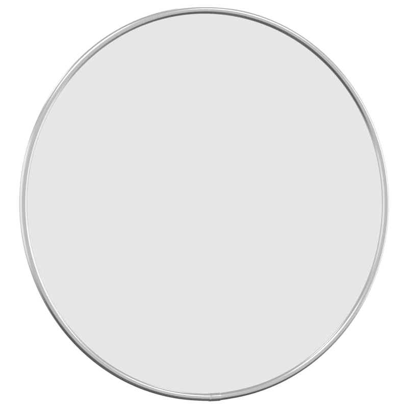 Oglindă de perete rotundă, argintiu, Ø 40 cm