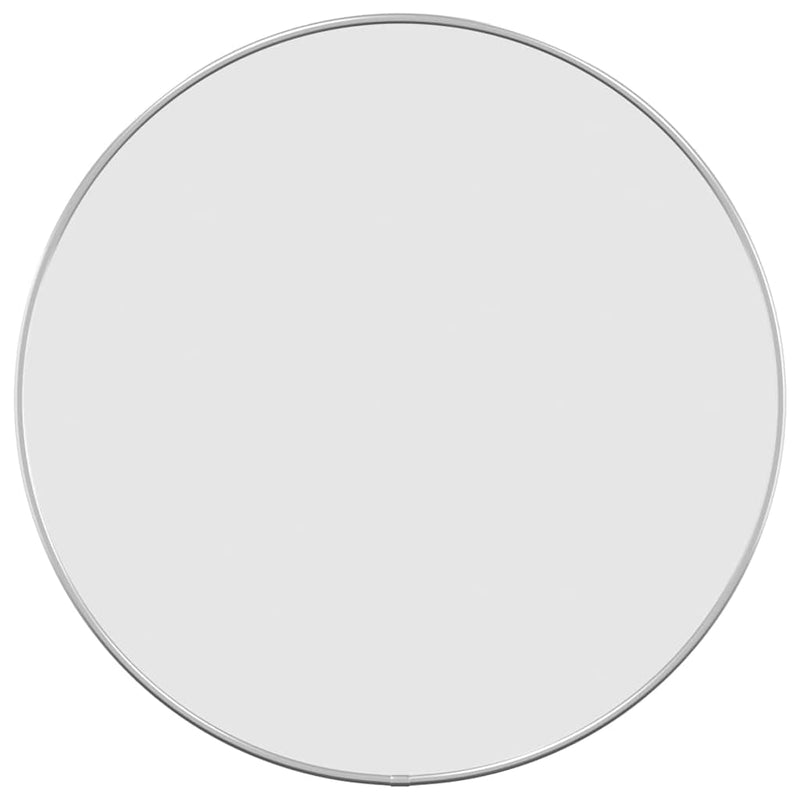 Oglindă de perete rotundă, argintiu, Ø 50 cm