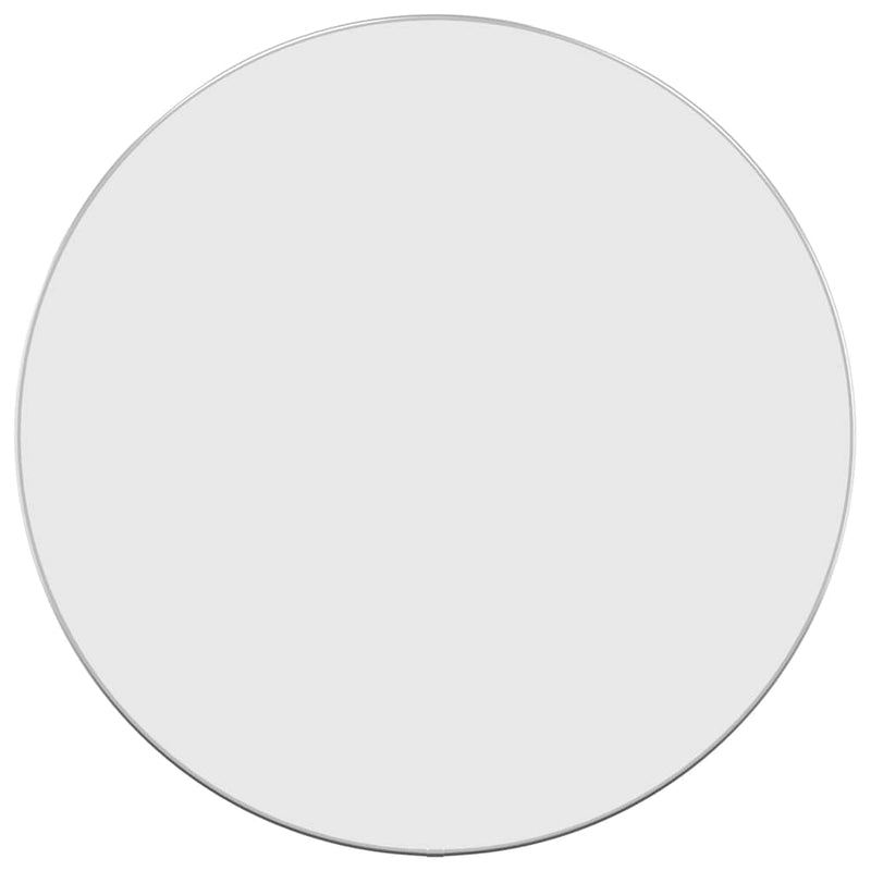 Oglindă de perete rotundă, argintiu, Ø 60 cm
