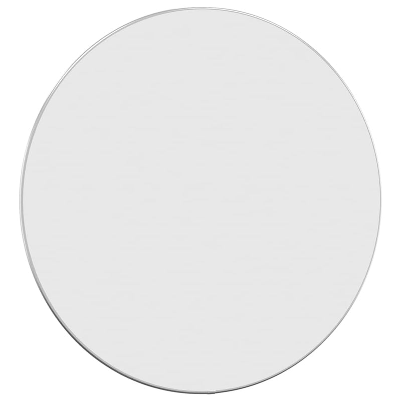 Oglindă de perete rotundă, argintiu, Ø 60 cm