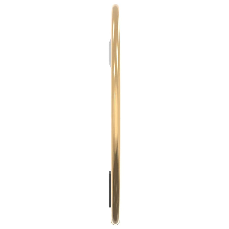 Oglindă de perete rotundă, auriu, Ø 20 cm