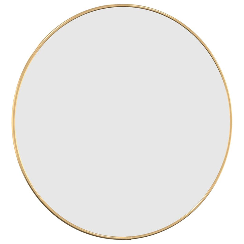 Oglindă de perete rotundă, auriu, Ø 50 cm
