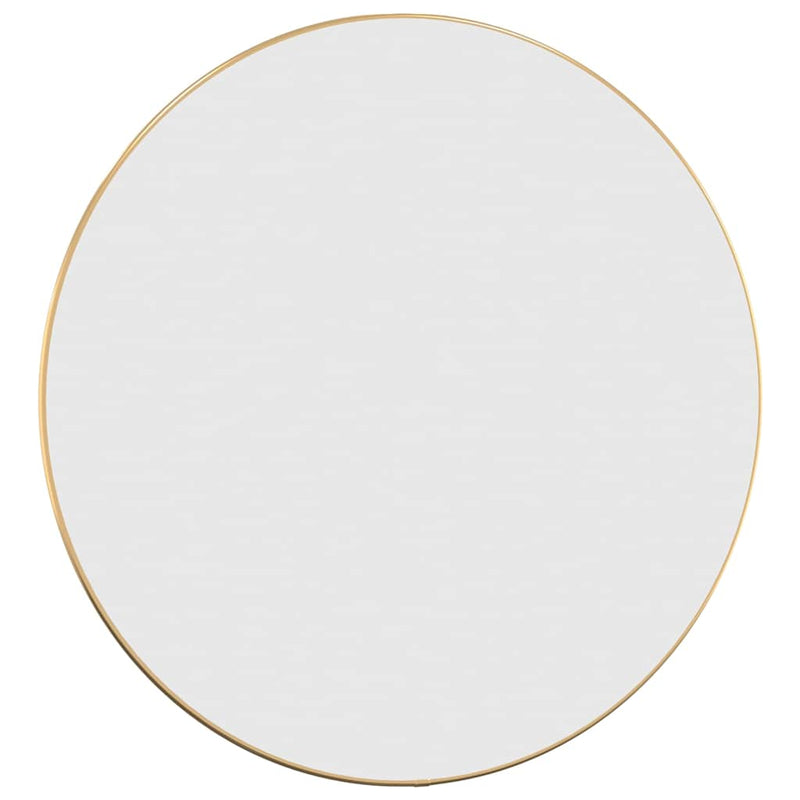 Oglindă de perete rotundă, auriu, Ø 60 cm