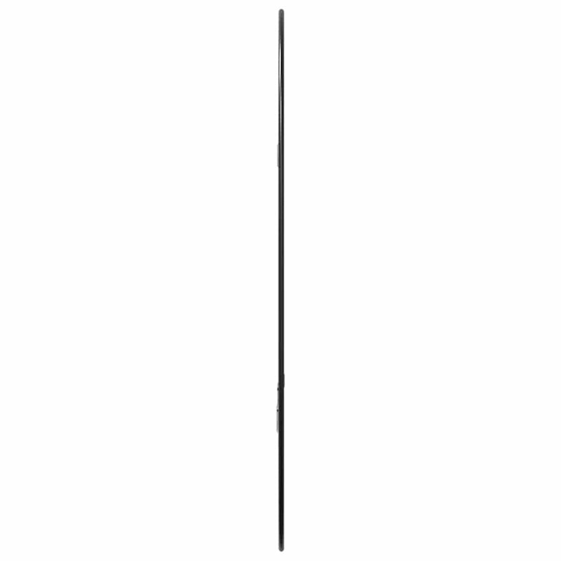 Oglindă de perete, negru, 50x35 cm
