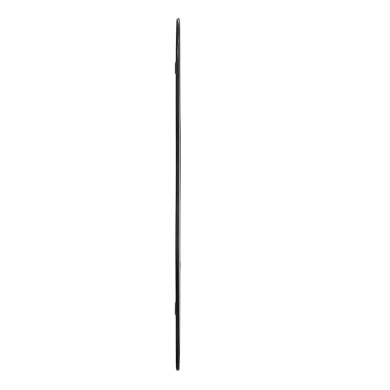 Oglindă de perete, negru, 70x30 cm