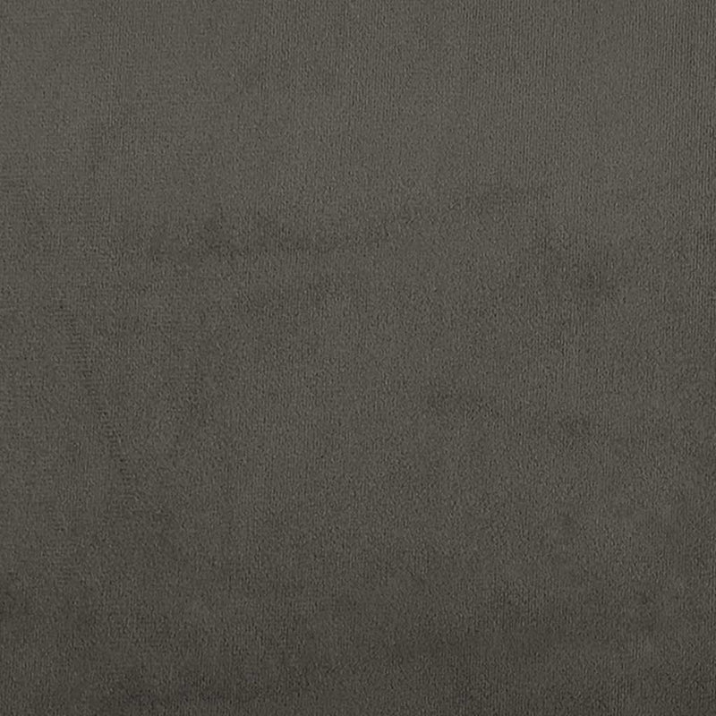 Cadru de pat fără saltea, gri închis, 90x200 cm, catifea