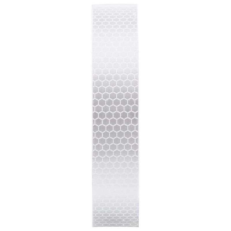 Banda reflectorizantă, alb, 2,5 cm x 20 m, PVC
