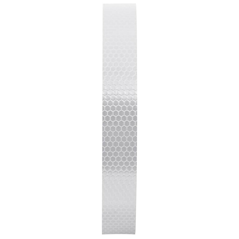 Banda reflectorizantă, alb, 2,5 cmx50 m PVC