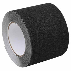 Bandă anti-alunecare, negru, 0,1x10 m, PVC