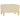 Taburet, crem, 60x50x41 cm, material textil