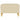 Taburet, crem, 60x50x41 cm, material textil