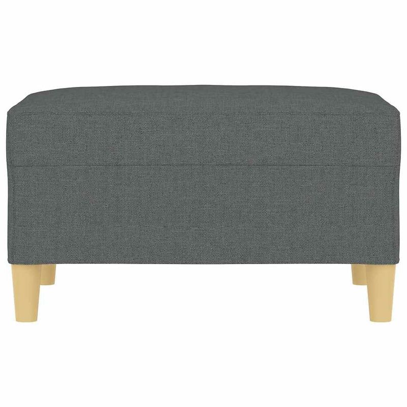 Taburet, gri închis, 70x55x41 cm, material textil