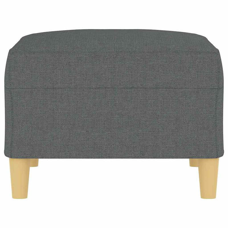 Taburet, gri închis, 70x55x41 cm, material textil