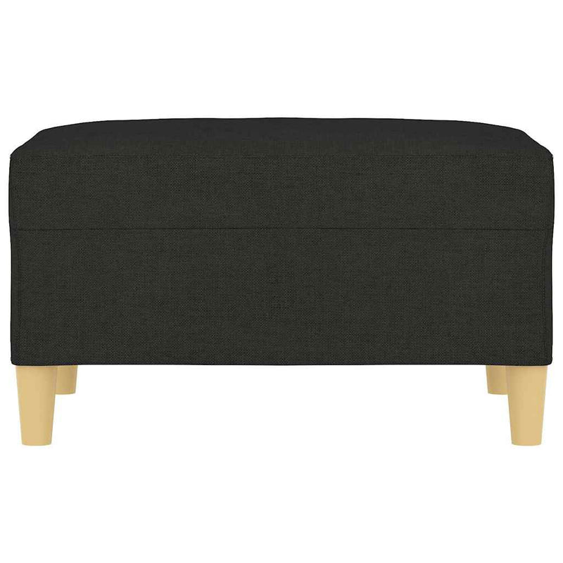 Taburet, negru, 70x55x41 cm, material textil