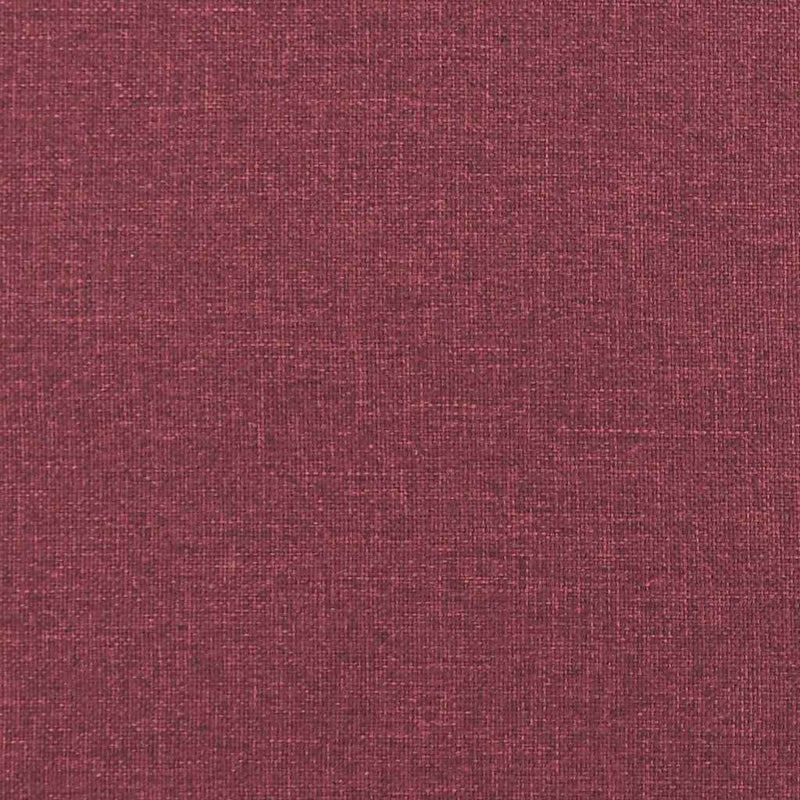 Taburet, roșu vin, 70x55x41 cm, material textil