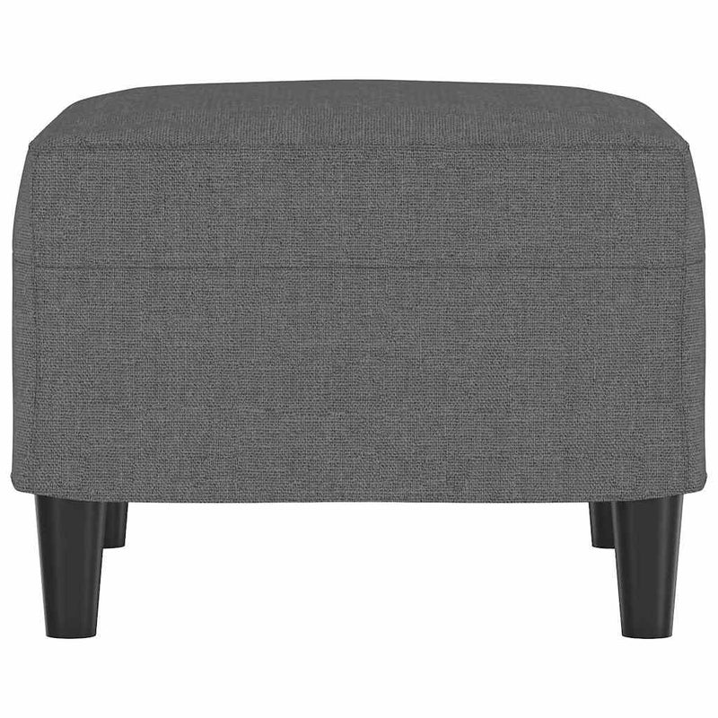 Taburet, gri închis, 60x50x41 cm, material textil
