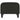 Taburet, negru, 60x50x41 cm, material textil