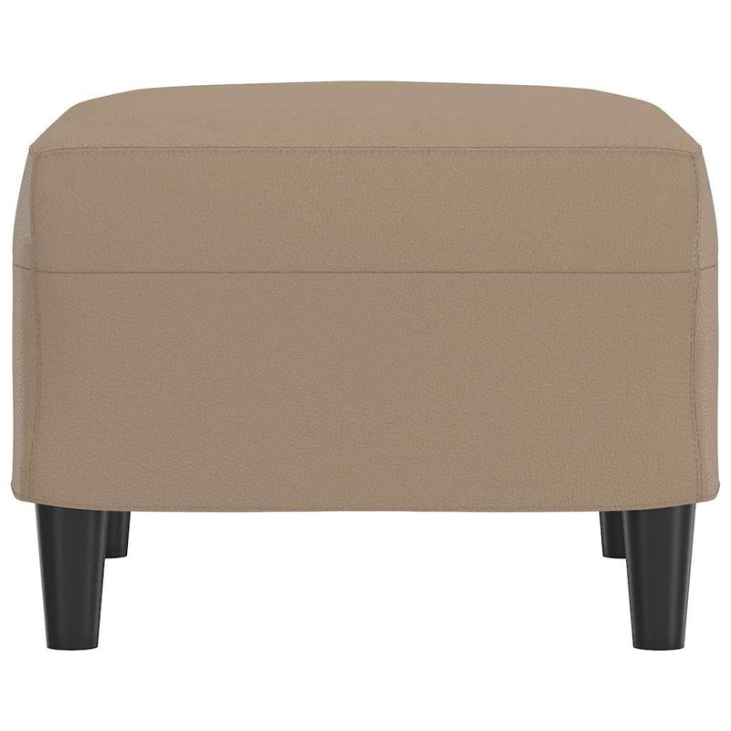 Taburet, cappuccino, 60x50x41 cm, piele ecologică