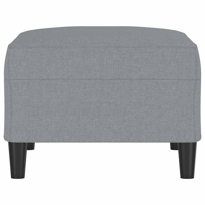 Taburet, gri deschis, 70x55x41 cm, material textil