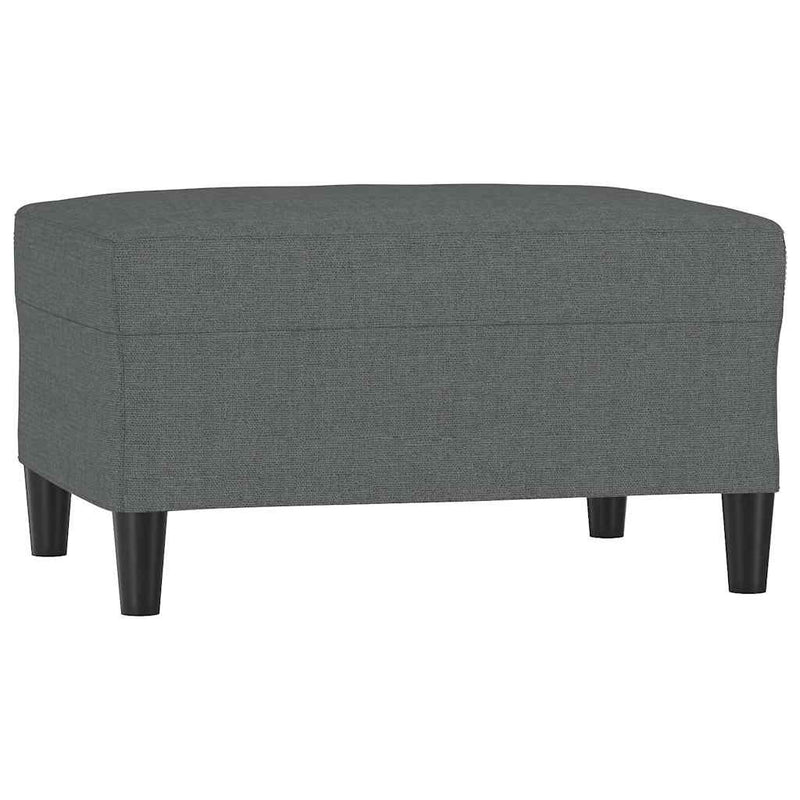 Taburet, gri închis, 70x55x41 cm, material textil