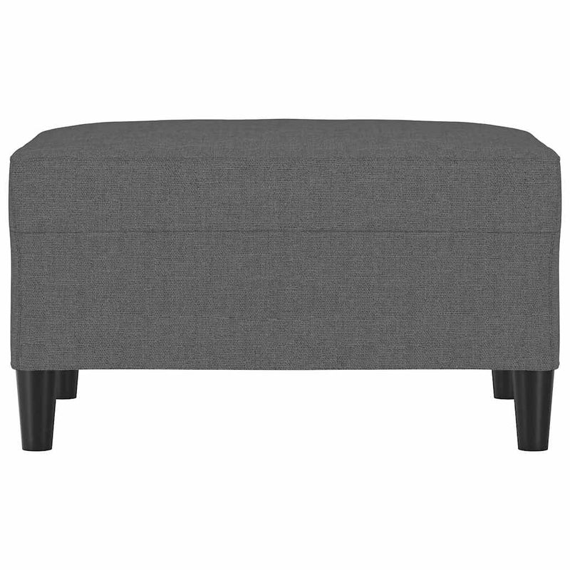 Taburet, gri închis, 70x55x41 cm, material textil