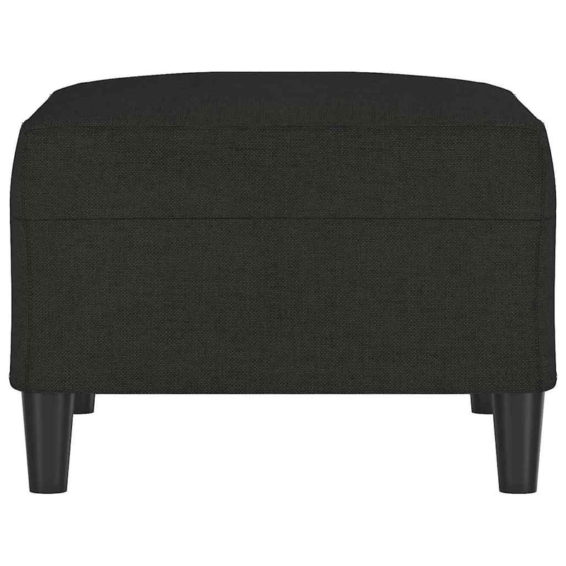 Taburet, negru, 70x55x41 cm, material textil