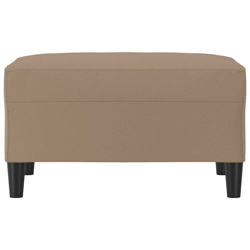 Taburet, cappuccino, 70x55x41 cm, piele ecologică