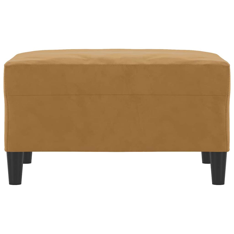 Taburet, maro, 70x55x41 cm, catifea