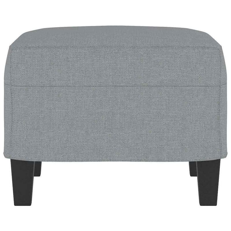 Taburet, gri deschis, 60x50x41 cm, material textil