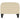 Taburet, crem, 60x50x41 cm, material textil