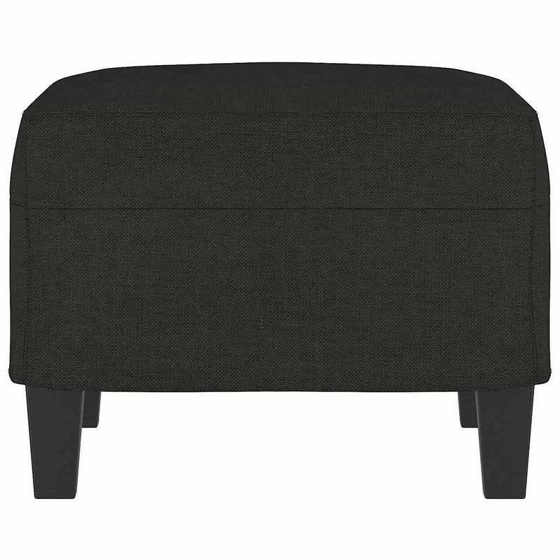 Taburet, negru, 60x50x41 cm, material textil