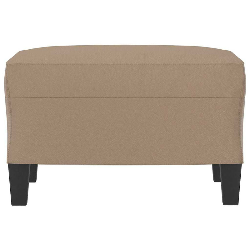 Taburet, cappuccino, 60x50x41 cm, piele ecologică
