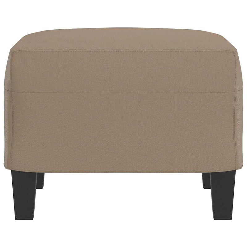 Taburet, cappuccino, 60x50x41 cm, piele ecologică