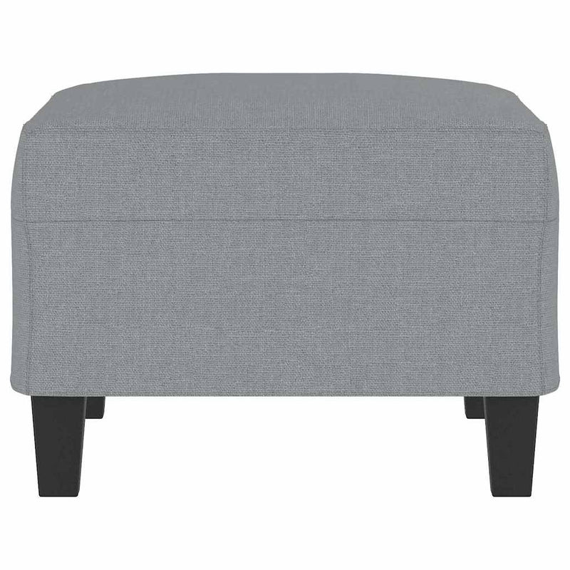 Taburet, gri deschis, 70x55x41 cm, material textil