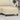 Taburet, crem, 70x55x41 cm, material textil