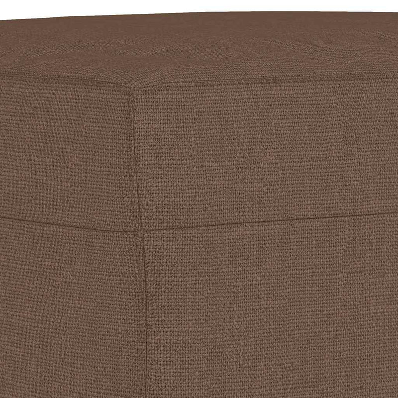 Taburet, maro, 70x55x41 cm, material textil