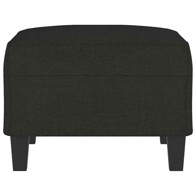 Taburet, negru, 70x55x41 cm, material textil