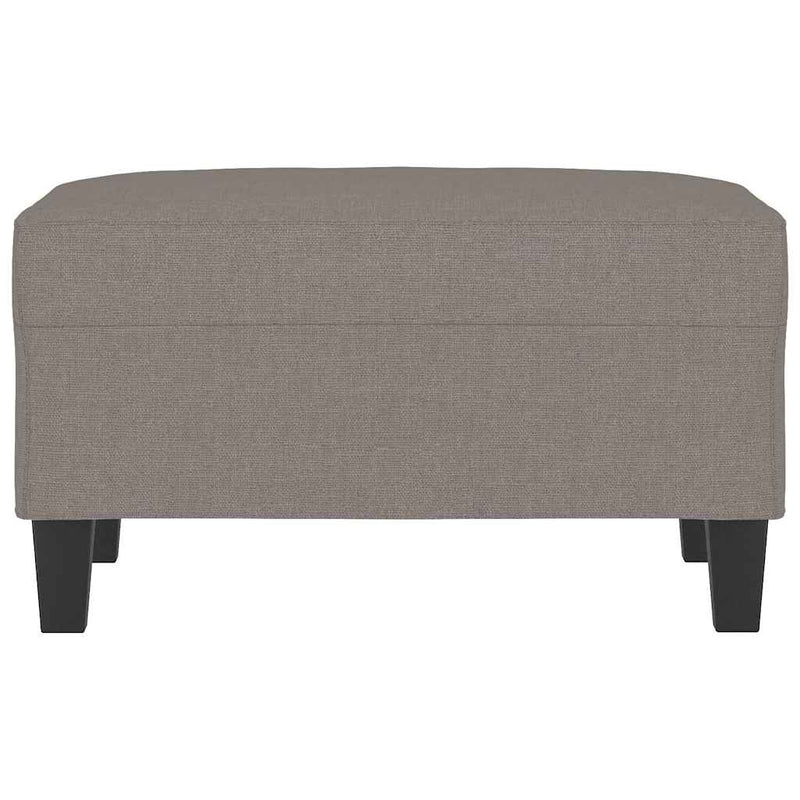 Taburet, gri taupe, 70x55x41 cm, material textil