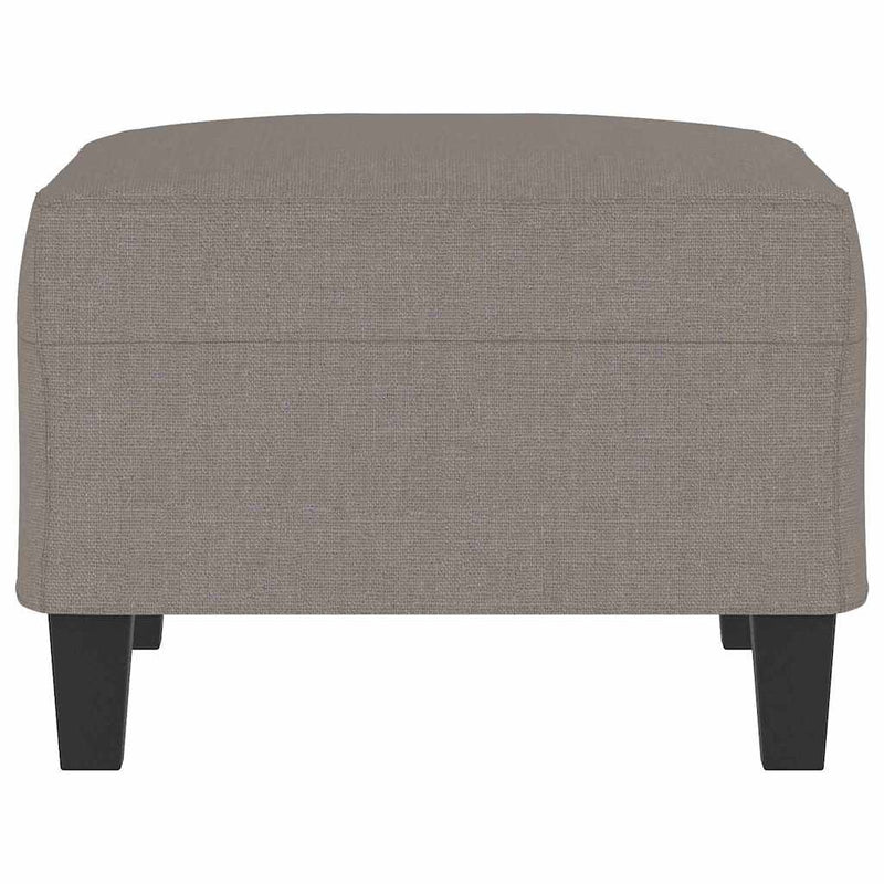 Taburet, gri taupe, 70x55x41 cm, material textil